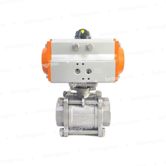 2''  DN50 AKTÜATÖRLÜ KÜRESEL VANA - PASLANMAZ