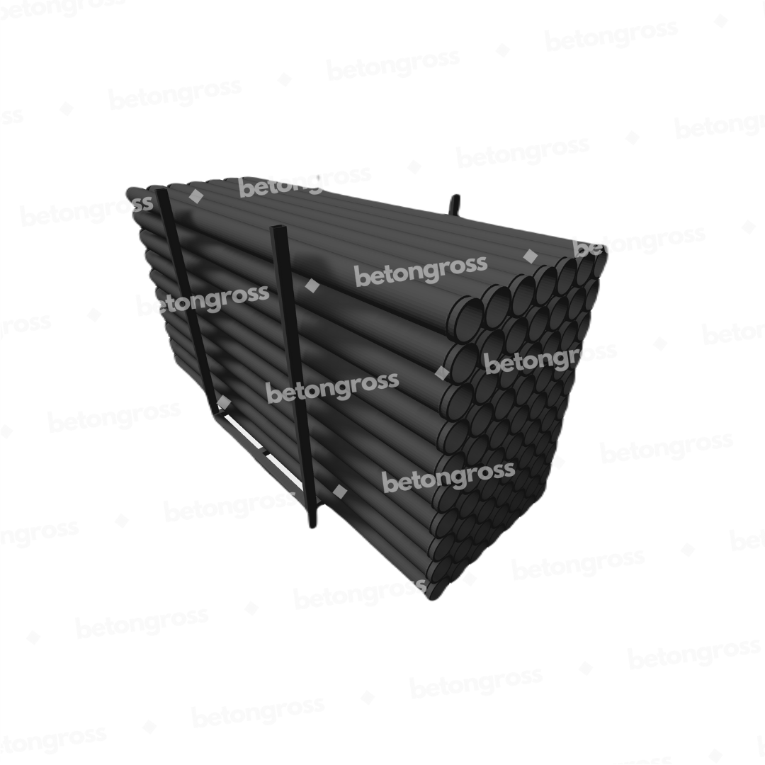 5,5'' Çift Cidarlı Beton Pompa Borusu 3 Metre - 3000mm