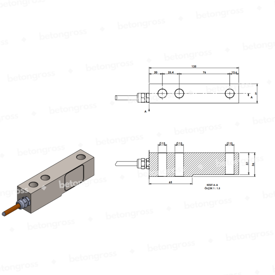 Puls LT 1000 kg Loadcell